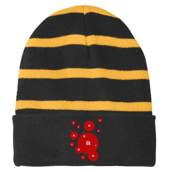 Kizumonogatari Blood Striped Beanie with Solid Band