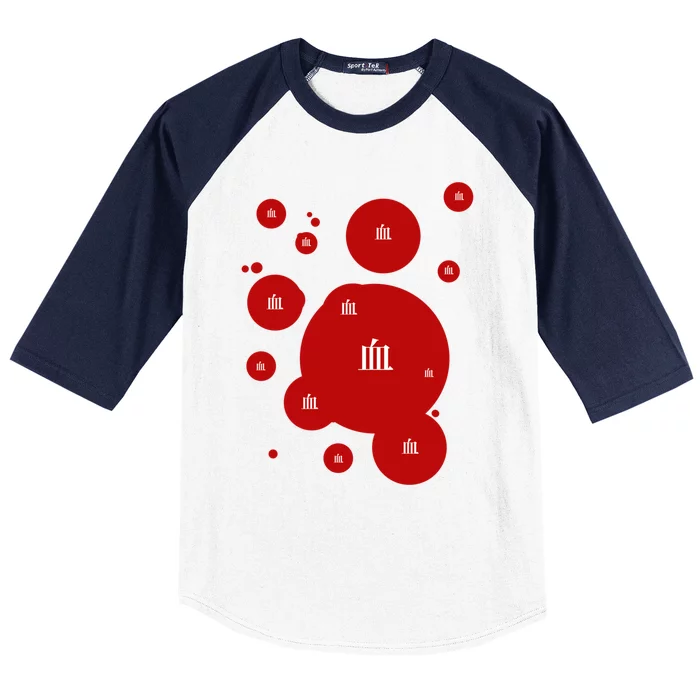 Kizumonogatari Blood Baseball Sleeve Shirt