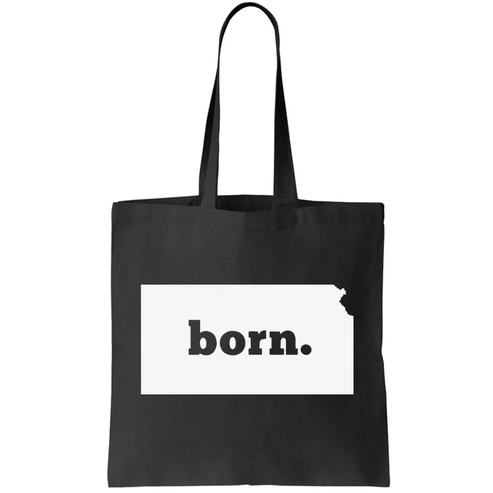 Kansas Born Tote Bag