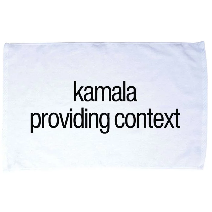 Kamala Brat Lime Green Providing Context Microfiber Hand Towel