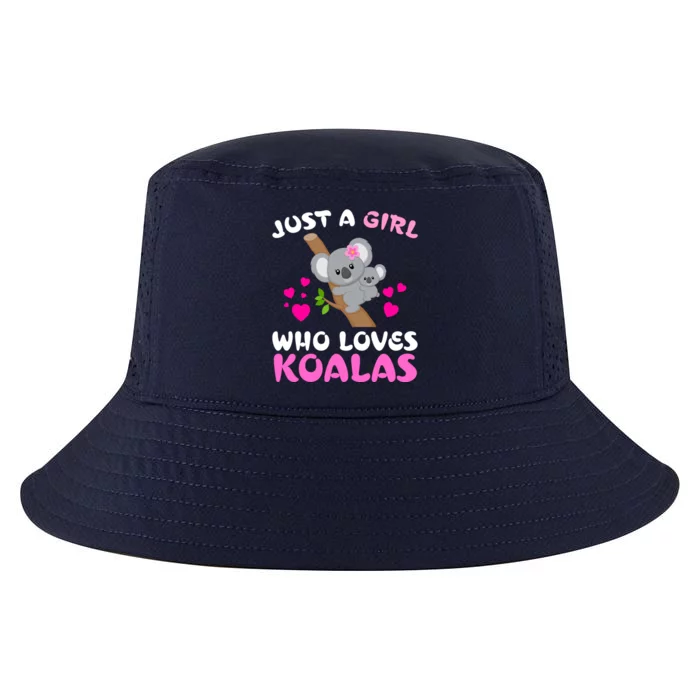 Koala Bear Lovers Just A Girl Who Loves Koalas Cool Gift Cool Comfort Performance Bucket Hat