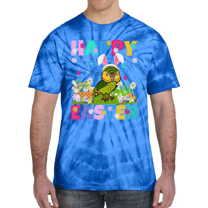 Kakapo Bird Lover Happy Easter Bunny Kakapo Easter Sunday Gift Tie-Dye T-Shirt