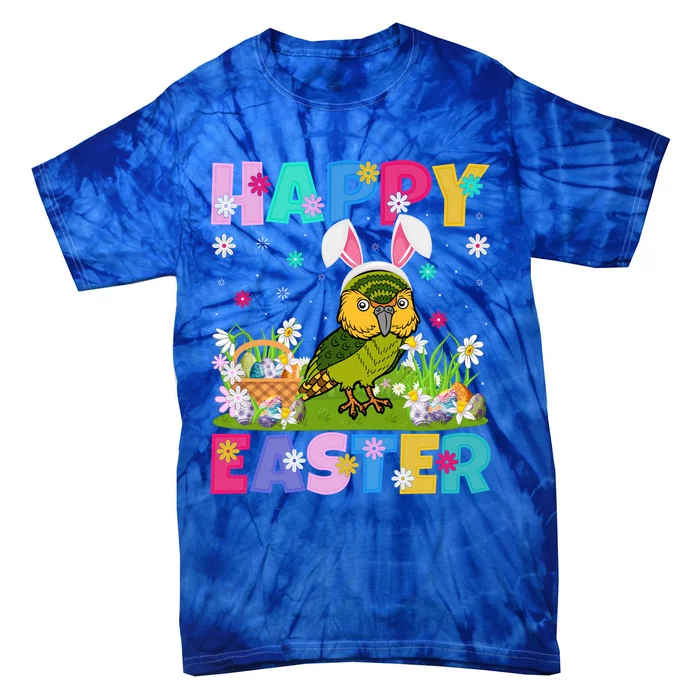 Kakapo Bird Lover Happy Easter Bunny Kakapo Easter Sunday Gift Tie-Dye T-Shirt