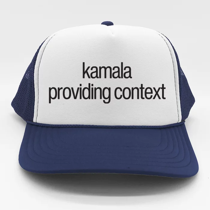 Kamala Brat Lime Green Providing Context Trucker Hat