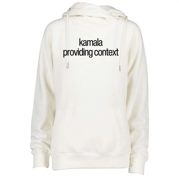 Kamala Brat Lime Green Providing Context Election 2024 Apparel Womens Funnel Neck Pullover Hood