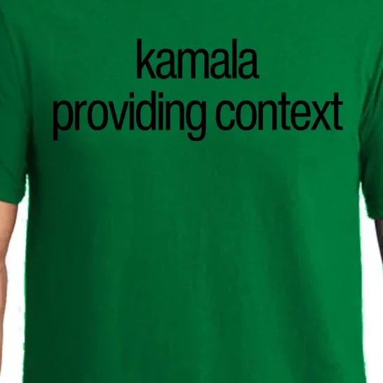 Kamala Brat Lime Green Providing Context Pajama Set