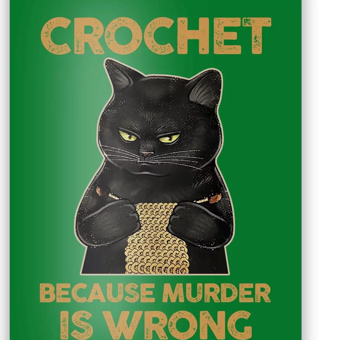 Knitting Because Murder Wrong Poster