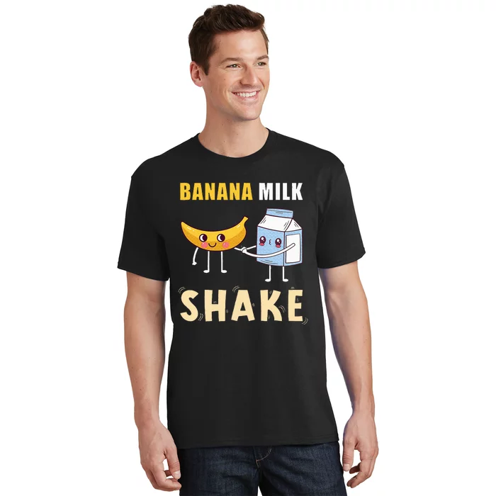 Kawaii Banana Milkshake Funny Banana Milk Shake T-Shirt