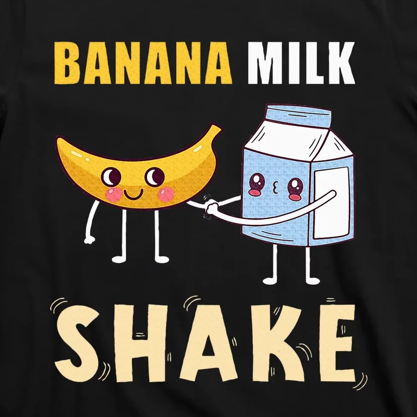 Kawaii Banana Milkshake Funny Banana Milk Shake T-Shirt