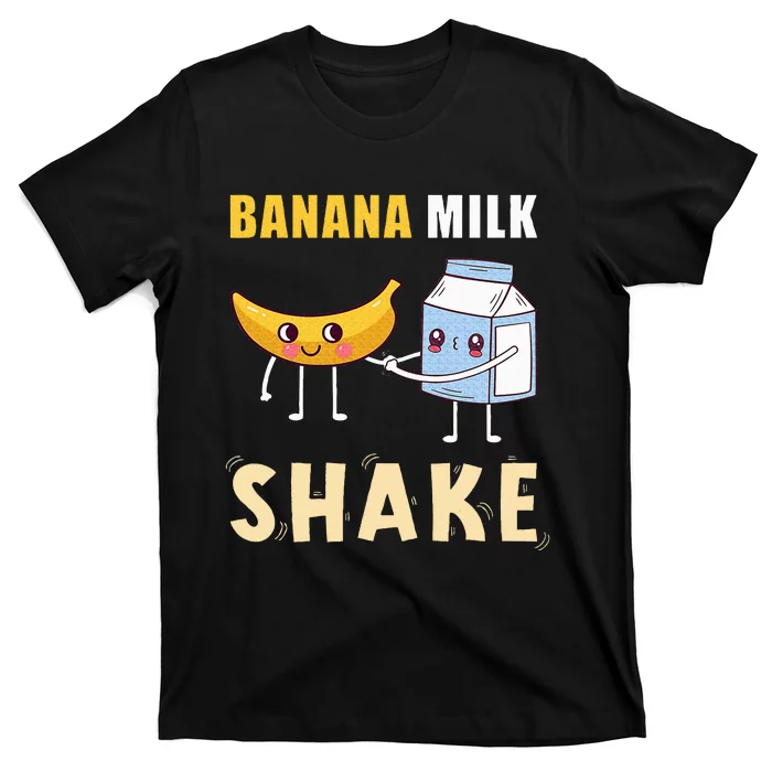 Kawaii Banana Milkshake Funny Banana Milk Shake T-Shirt