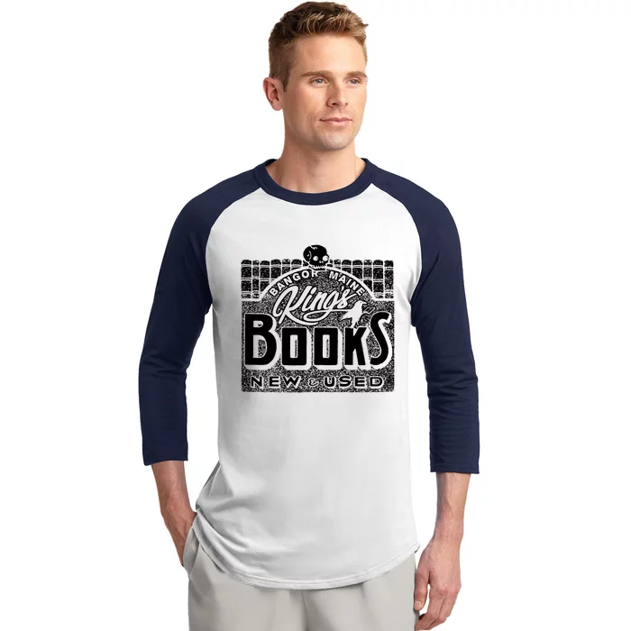 King Bookstore Maine Baseball Sleeve Shirt