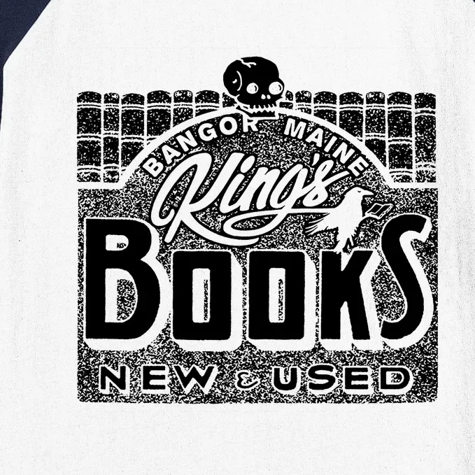 King Bookstore Maine Baseball Sleeve Shirt