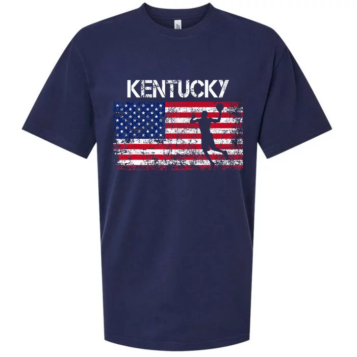 Kentucky Basketball Players American Flag Sueded Cloud Jersey T-Shirt