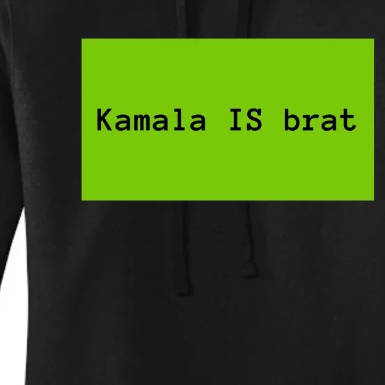 Kamala Brat President Meme Gen Z Funny Adult Women's Pullover Hoodie