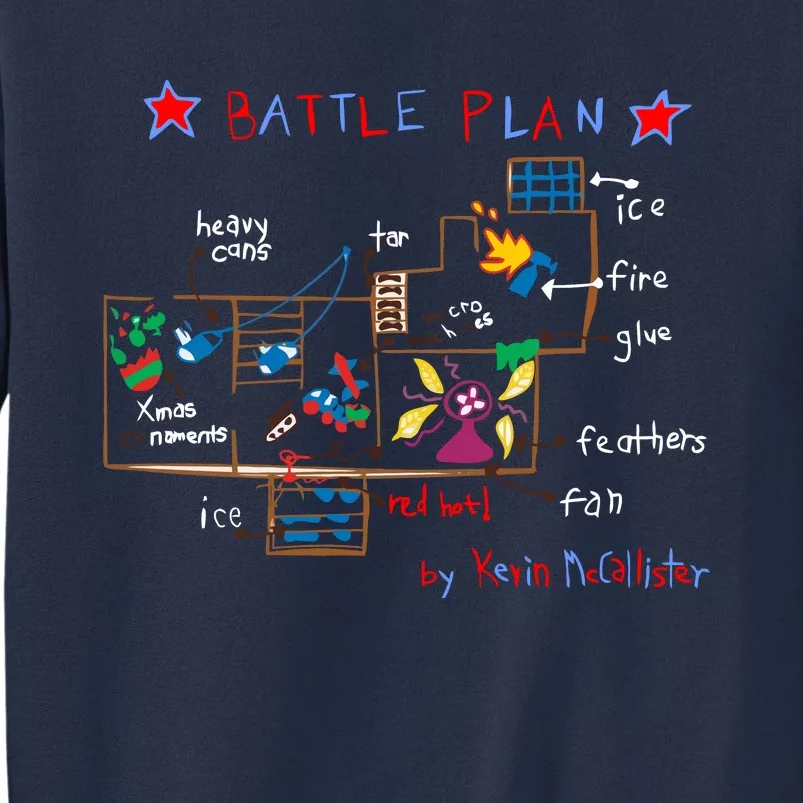 Kevin's Battle Plan When Home Alone Sweatshirt