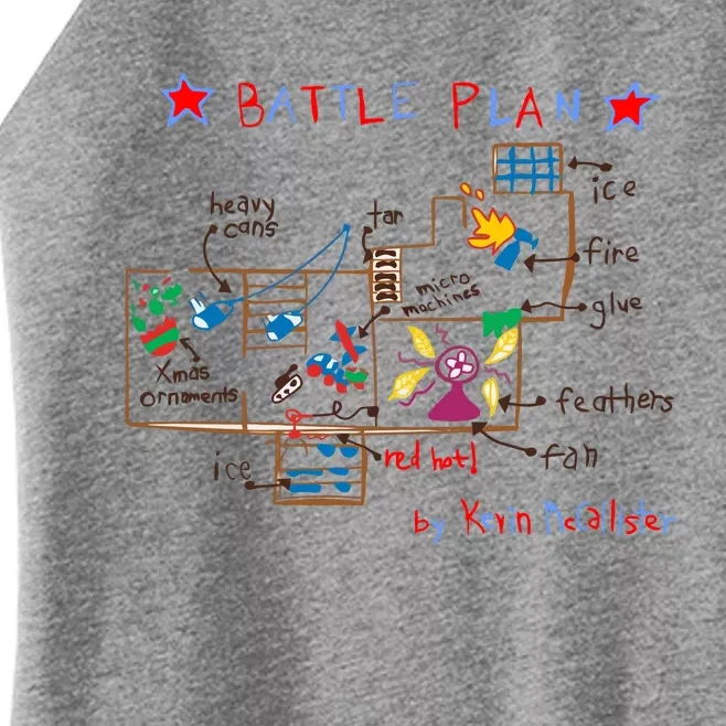 Kevin's Battle Plan When Home Alone Women’s Perfect Tri Rocker Tank