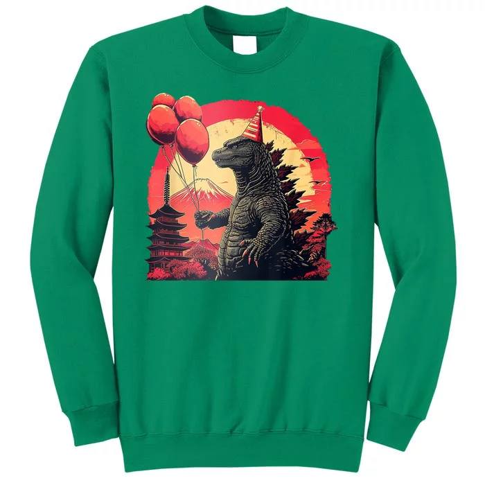 Kaiju Birthday Party Japan Monster Dinosaur Sweatshirt