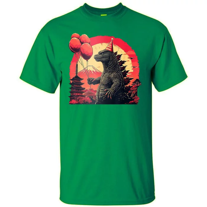 Kaiju Birthday Party Japan Monster Dinosaur Tall T-Shirt