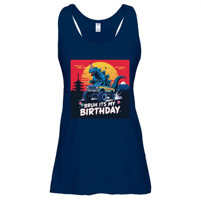 Kaiju Birthday Party Japan Monster Bday Dinosuar Decorations Ladies Essential Flowy Tank