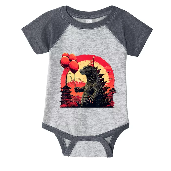 Kaiju Birthday Party Japan Monster Movie Bday Decorations Infant Baby Jersey Bodysuit