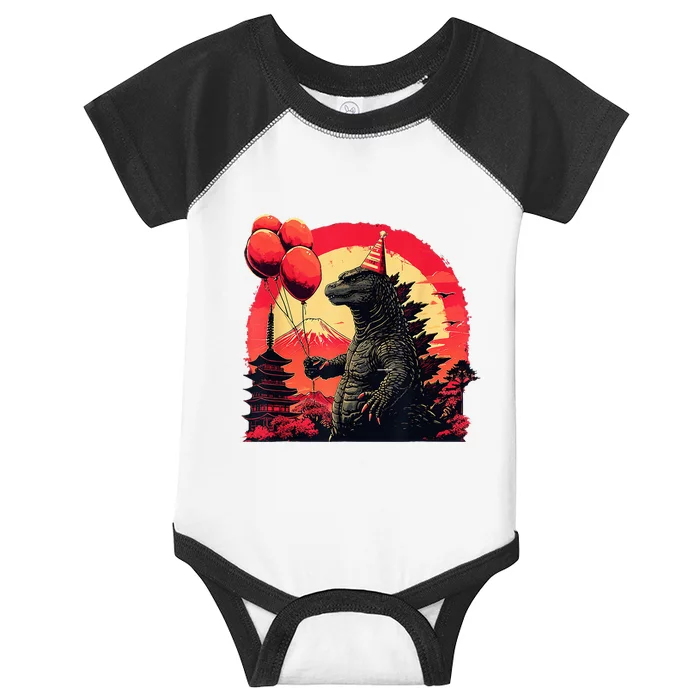 Kaiju Birthday Party Japan Monster Movie Bday Infant Baby Jersey Bodysuit