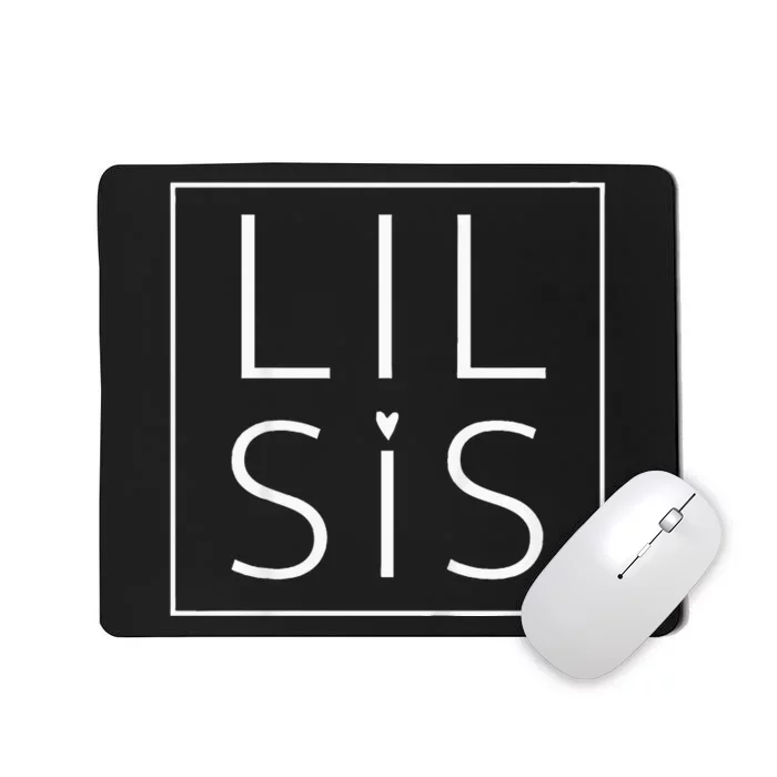 Kids Big Sis Lil Sis Big Sister Little Sister Matching Mousepad