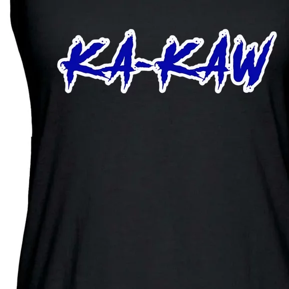 Kakaw B.A.T.T.L.E.H.A.W.K.S St. Louis Football Tailgate Ladies Essential Flowy Tank