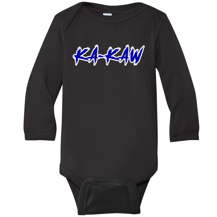 Kakaw B.A.T.T.L.E.H.A.W.K.S St. Louis Football Tailgate Baby Long Sleeve Bodysuit