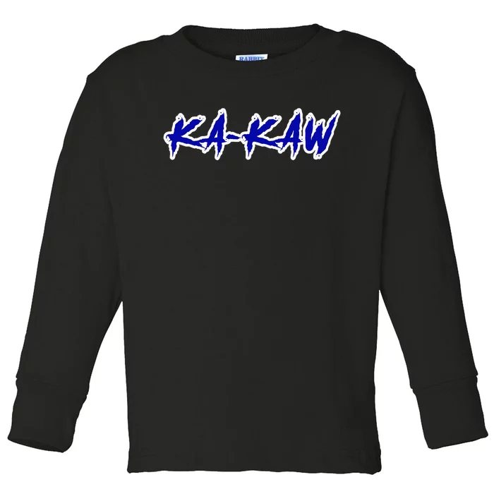 Kakaw B.A.T.T.L.E.H.A.W.K.S St. Louis Football Tailgate Toddler Long Sleeve Shirt