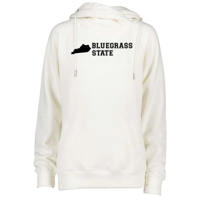 Kentucky Bluegrass State Horse Racing Sports Derby Gift Womens Funnel Neck Pullover Hood