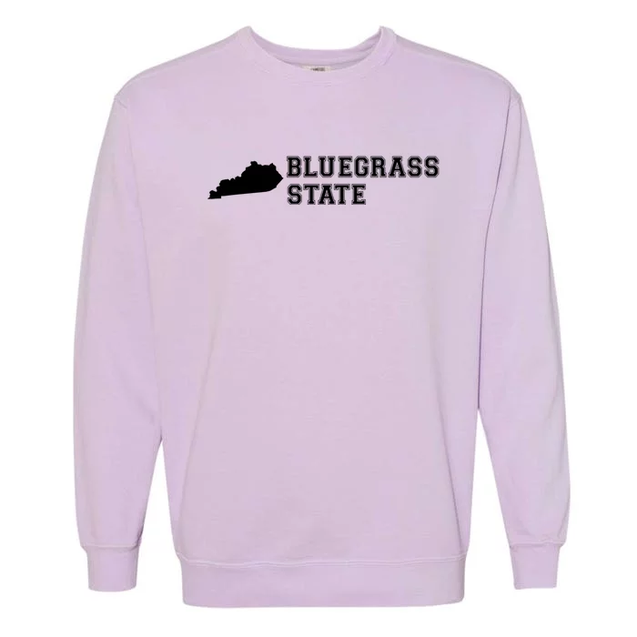 Kentucky Bluegrass State Horse Racing Sports Derby Gift Garment-Dyed Sweatshirt