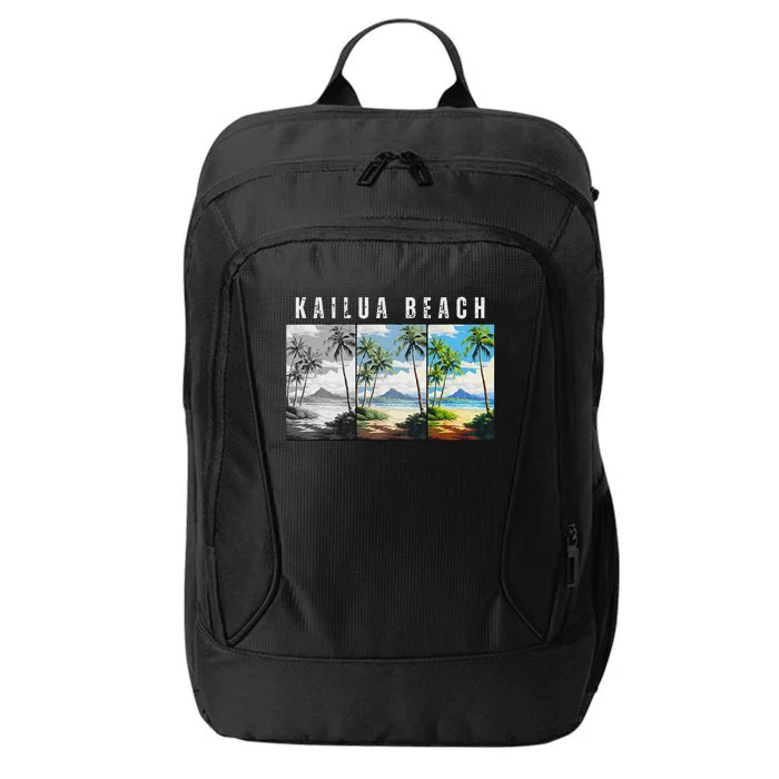 Kailua Beach Travel Souvenir Design City Backpack