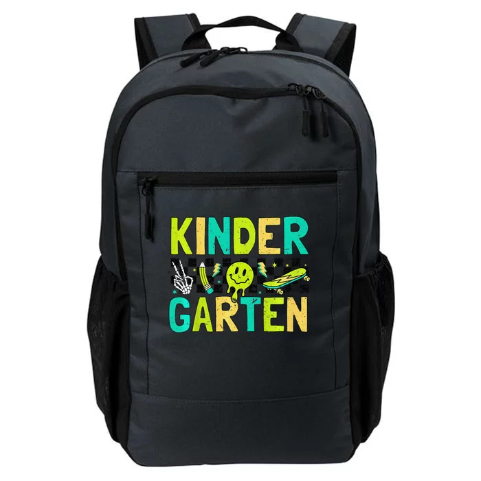 Kindergarten Back To School Design With Cute Icons Daily Commute Backpack