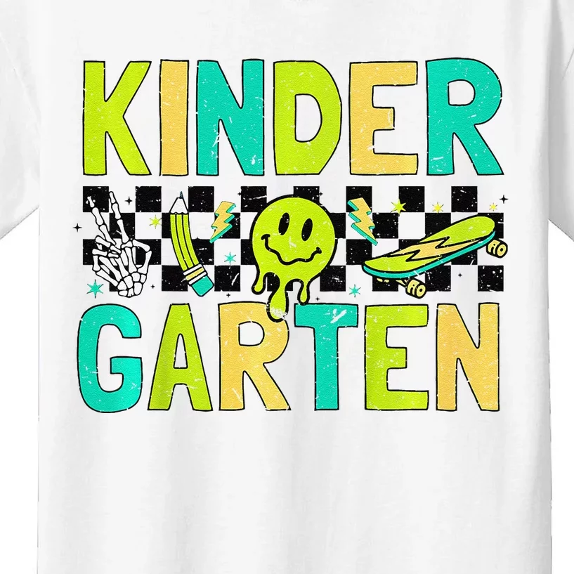 Kindergarten Back To School Design With Cute Icons Kids T-Shirt