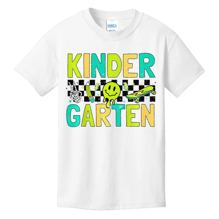 Kindergarten Back To School Design With Cute Icons Kids T-Shirt