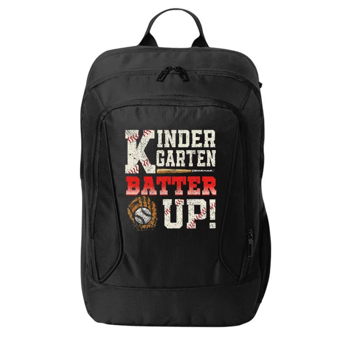 Kindergarten Back To School Batter Up Baseball Students City Backpack