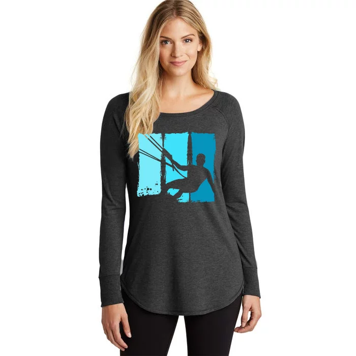 Kitesurf Board Trainer Kite Kiteboarding Kitesurfing Women's Perfect Tri Tunic Long Sleeve Shirt