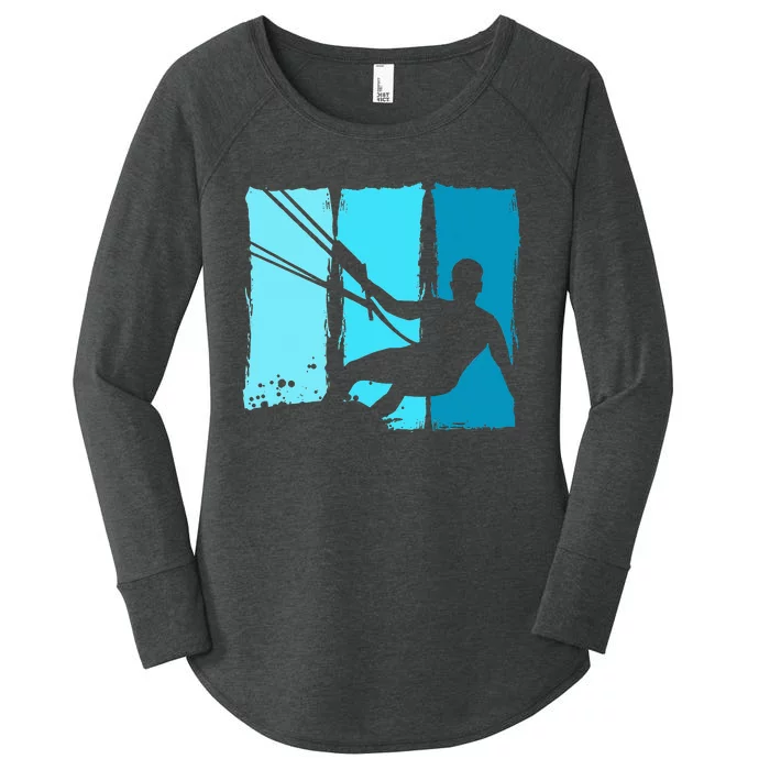 Kitesurf Board Trainer Kite Kiteboarding Kitesurfing Women's Perfect Tri Tunic Long Sleeve Shirt