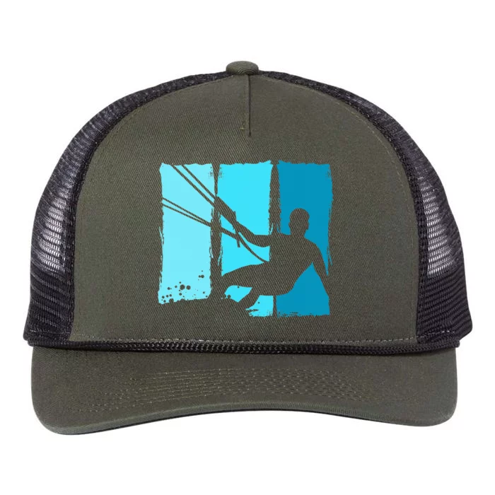 Kitesurf Board Trainer Kite Kiteboarding Kitesurfing Retro Rope Trucker Hat Cap