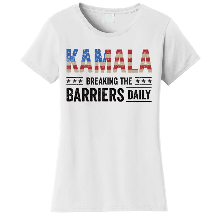 Kamala Breaking The Barriers Daily Kamala Harris Women's T-Shirt