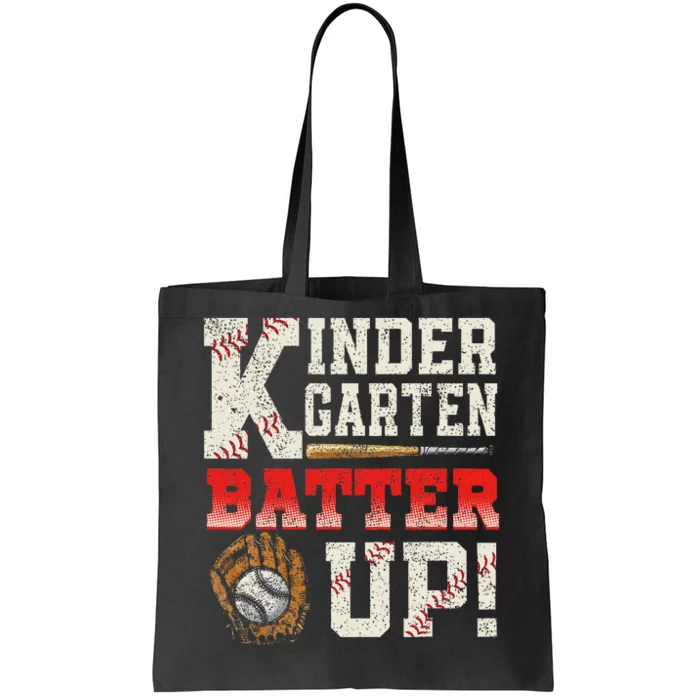 Kindergarten Back To School Batter Up Baseball Students Tote Bag