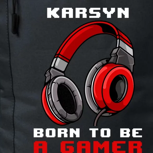 Karsyn Born To Be A Gamer Personalized Gift Daily Commute Backpack