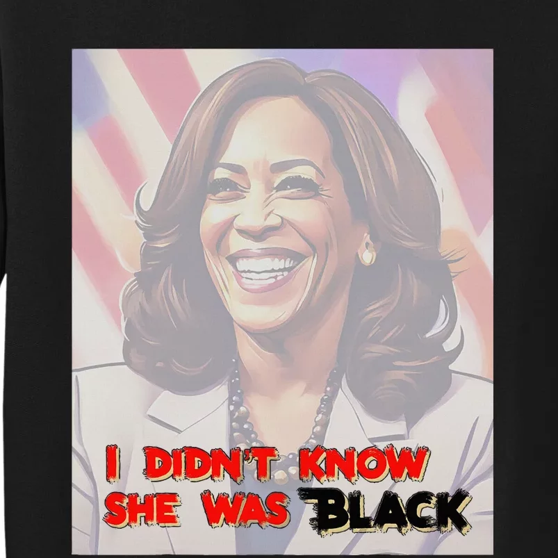 Kamala Black Trump Meme Trend Tall Sweatshirt