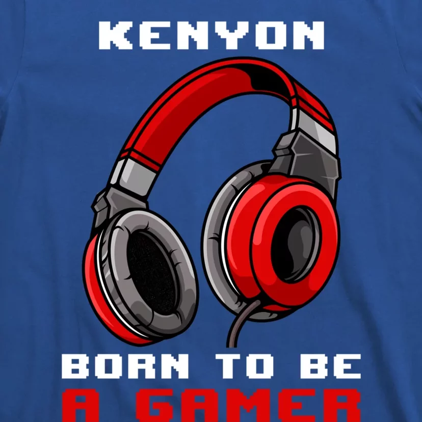 Kenyon Born To Be A Gamer Personalized Gift T-Shirt