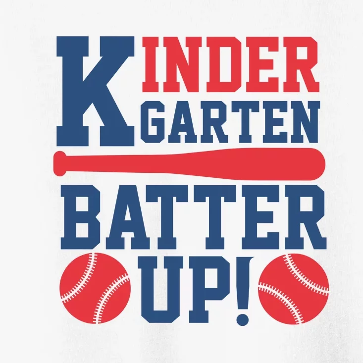 Kindergarten Back To School Kindergarten Batter Up Baseball Gift Toddler T-Shirt