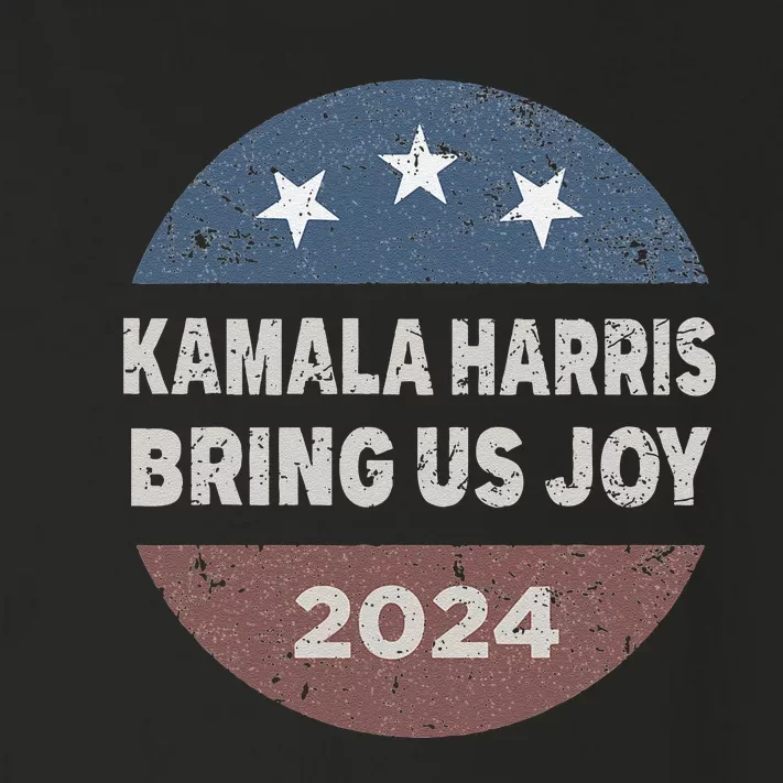 Kamala Bring Us Joy Kamala Harris 2024 Toddler Long Sleeve Shirt