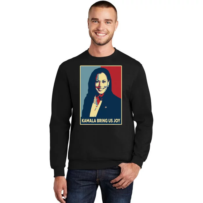 Kamala Bring Us Joy Voting Kamala Harris For President 47th Tall Sweatshirt