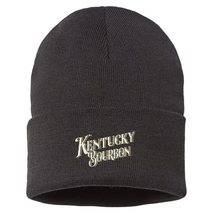 Kentucky Bourbon Vintage Whiskey Lover Kentucky Bourbon Sustainable Knit Beanie