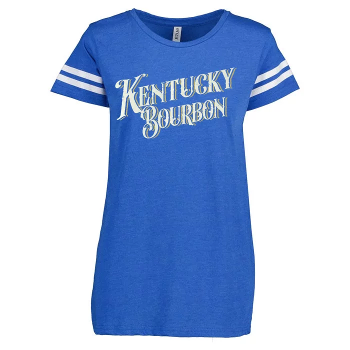 Kentucky Bourbon Vintage Whiskey Lover Kentucky Bourbon Enza Ladies Jersey Football T-Shirt