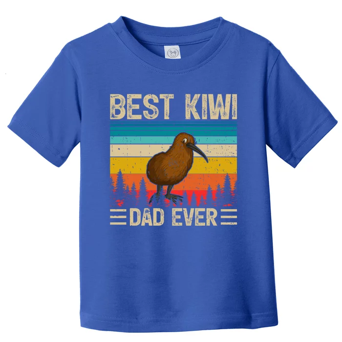 Kiwi Bird Vintage Funny Best Kiwi Dad Ever FatherS Day Gift Toddler T-Shirt